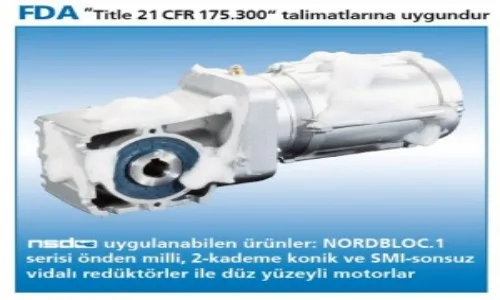 NORD DRIVESYSTEMS’in gıda sektörü için tahrik çözümleri