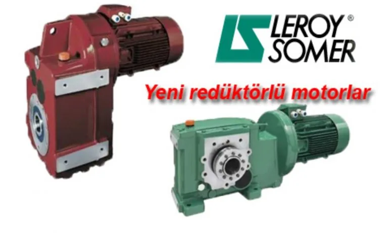Yeni 3000 devirli enerji tasarruflu redüktörlü motorlar
