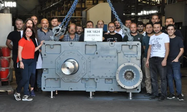 Türkiye’de ilk, 240.000 Nm ağır endüstriyel tip redüktörler