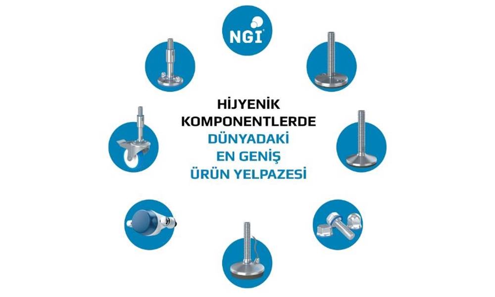 NGI Hijyenik Komponentler, Türkiye'deki varlığını yerel bir satış ofisi ile sürdürüyor