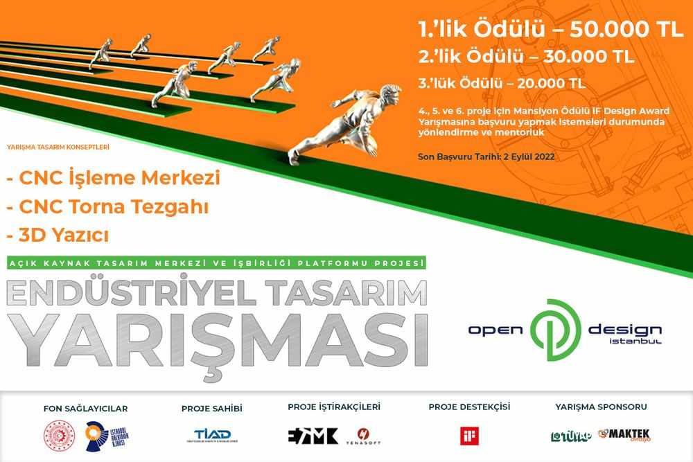 Open Design İstanbul Endüstriyel Tasarım Yarışması’nda başvurular başladı