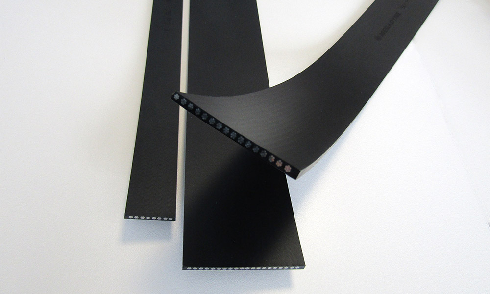 Asansör endüstrisi için ideal, dayanıklı ve yer tasarrufu sağlayan çelik telli poliüretan düz kayış: Megalinear P3.3