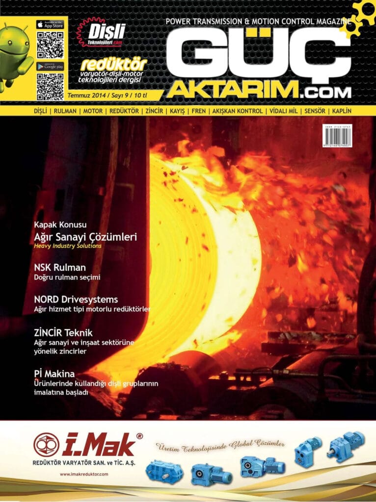 Güç Aktarım Ağustos 2014 kapağı