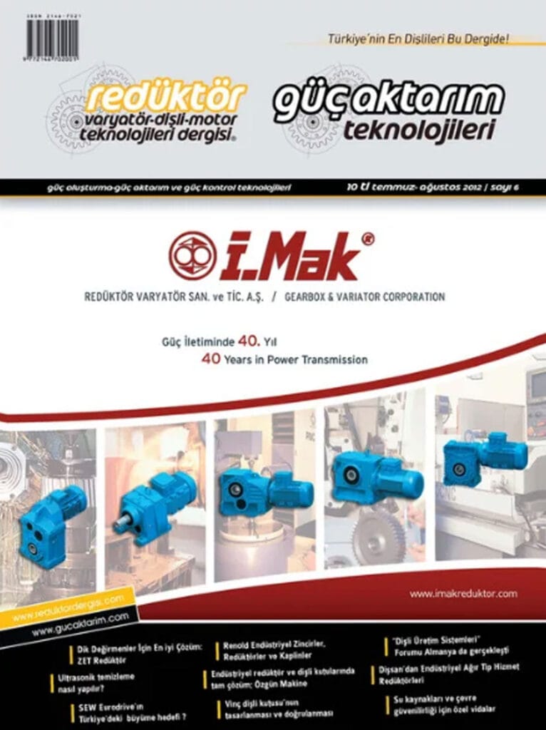 Güç Aktarım Temmuz–Ağustos 2012 kapağı