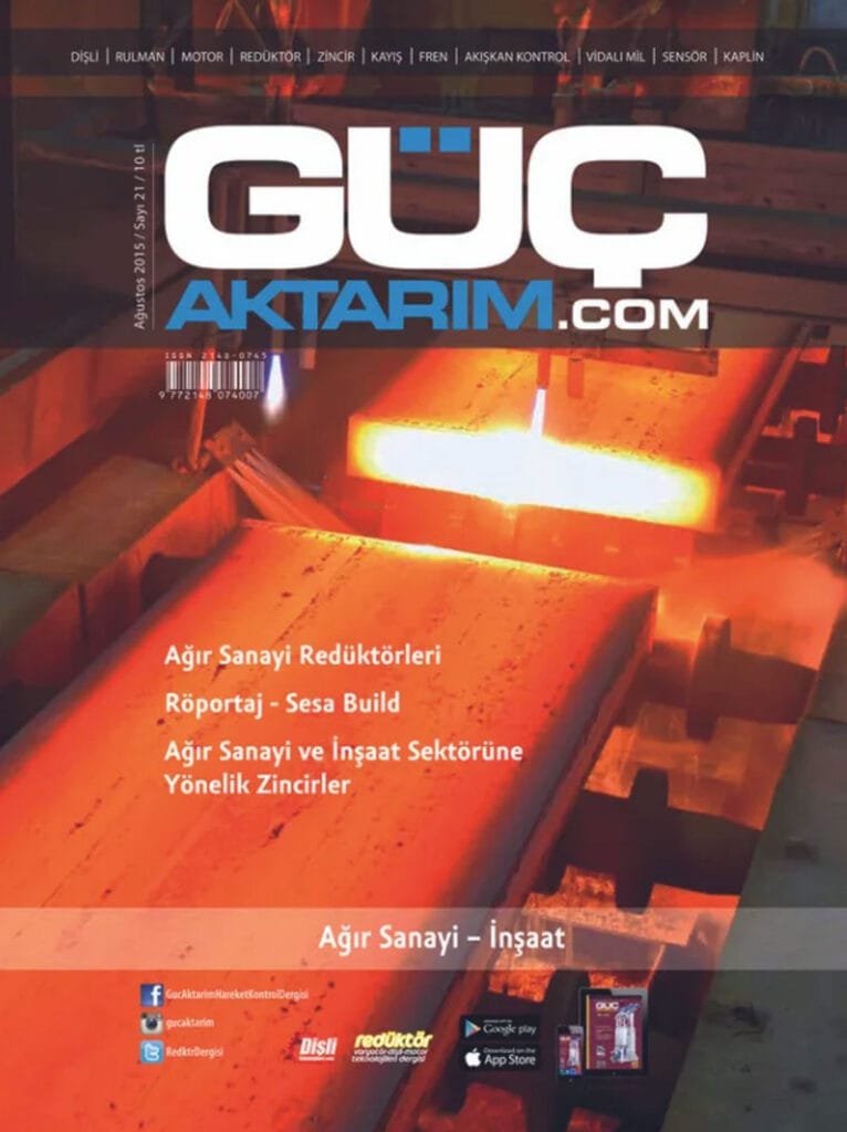 Güç Aktarım Ağustos 2015 kapağı