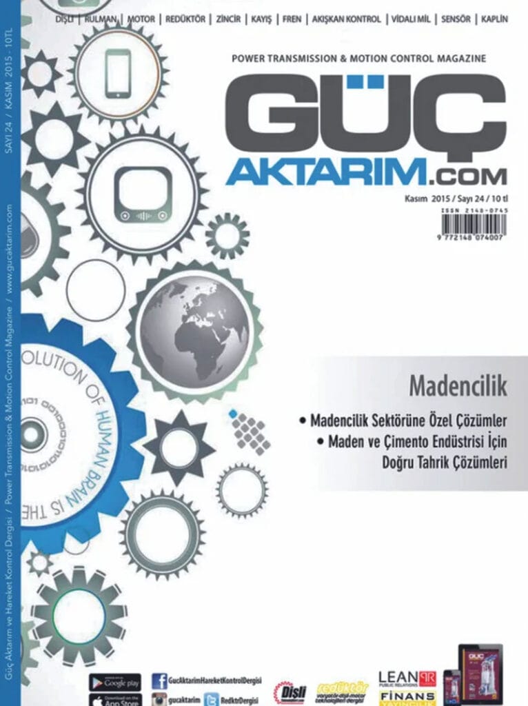 Güç Aktarım Kasım 2015 kapağı