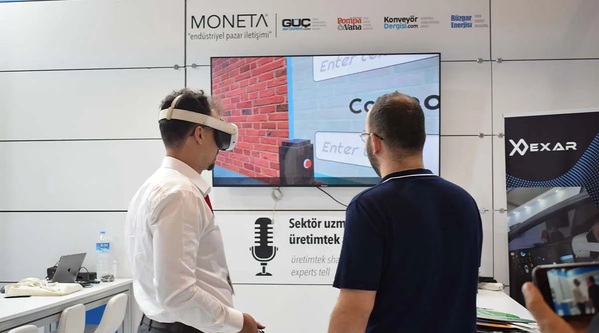 Moneta Standı VR deneyimi