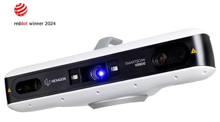 Hexagon'un yenilikçi SmartScan VR800 3D tarayıcısı, Red Dot Tasarım Ödülü'nü kazandı