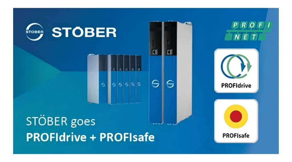 STÖBER PROFIdrive + STÖBER PROFIsafe: Maksimum güvenlik seviyesi SIL 3, PL e, kategori 4 için sertifikalı iletişim.