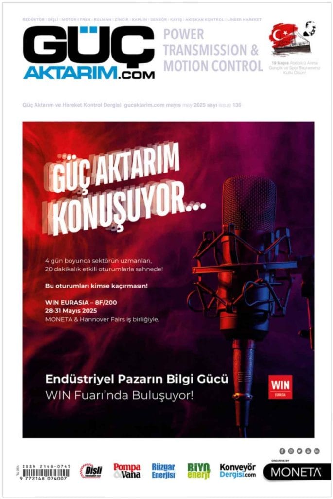 Güç Aktarım Mayıs 2025 · Sayı 136 kapağı