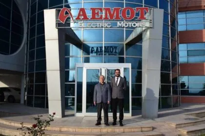 AEMOT Motors Yönetim Kurulu Başkanı Osman Altuntaş ve Genel Müdür Sami Akdoğan
