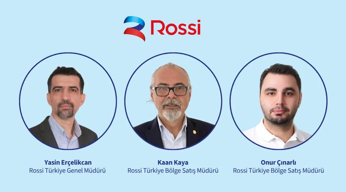 Yasin Erçelikcan – Rossi Türkiye Genel Müdürü | Kaan Kaya – Rossi Türkiye Bölge Satış Müdürü | Onur Çınarlı – Rossi Türkiye Bölge Satış Müdürü
